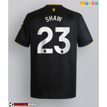 Moške Nogometnih dresov Manchester United Luke Shaw #23 Tretji 2025-26 Kratki rokavi